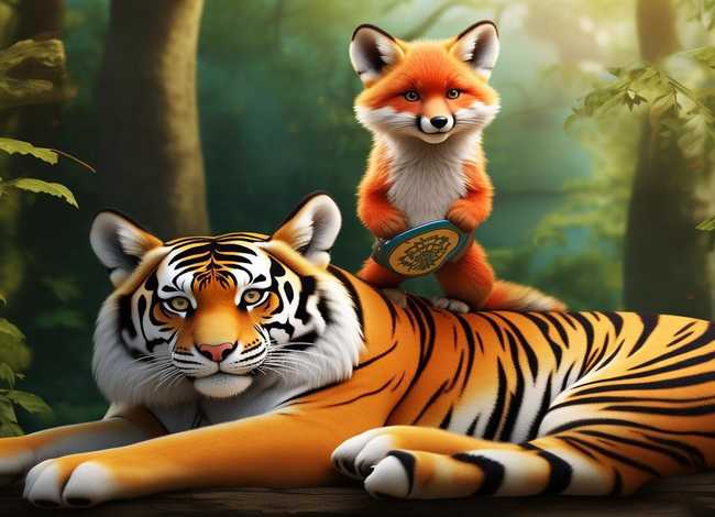 儿童故事狐假虎威教学视频 - 幼儿狐假虎威故事视频