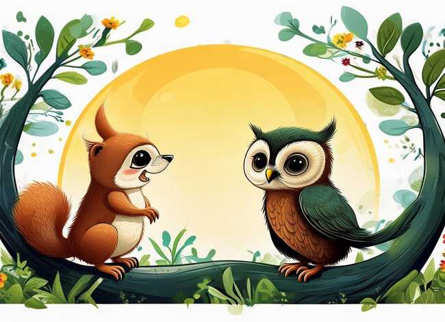 亲子互动寓言故事画、亲子互动寓言故事画画图片