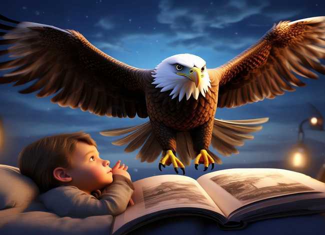 老鹰的故事儿童睡前收听 - 关于老鹰的睡前故事