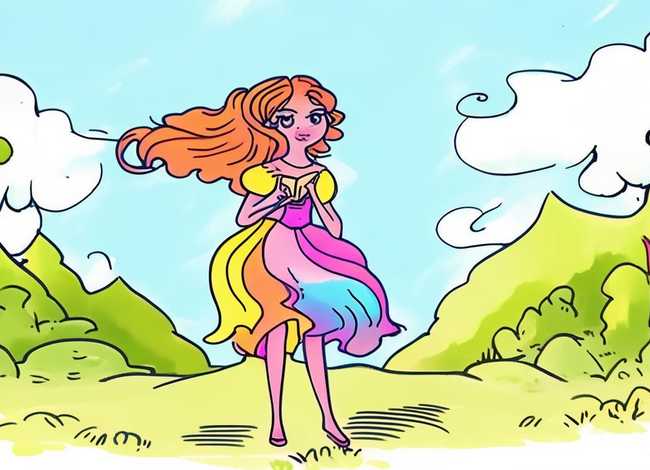 女孩子的故事，女孩子的故事配图简笔画