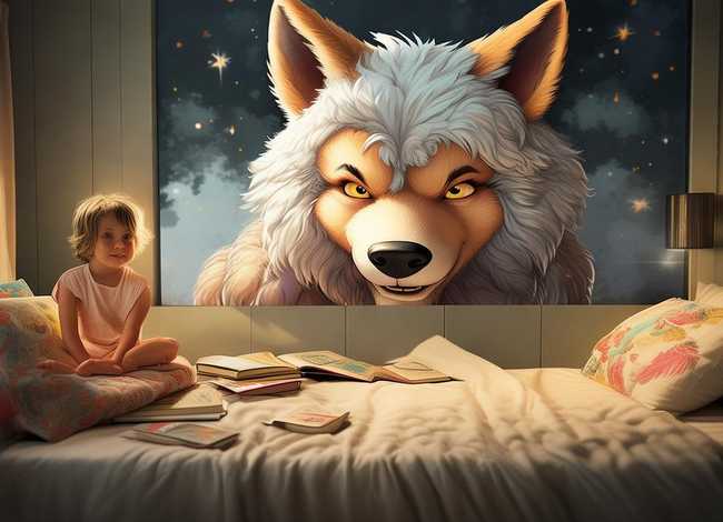 儿童睡前故事系列披着羊皮的狼、披着羊皮的狼幼儿睡前故事