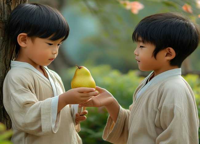 孔融让梨的故事全集 孔融让梨简单的故事