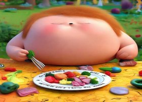 挑食的阿呆儿童故事、挑食的阿呆的故事