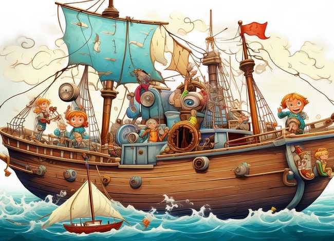 轮船冒险儿童故事 轮船的故事幼儿园教案