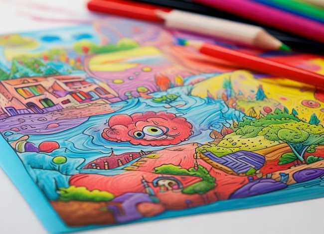 故事简笔画彩色、故事简笔画彩色铅笔