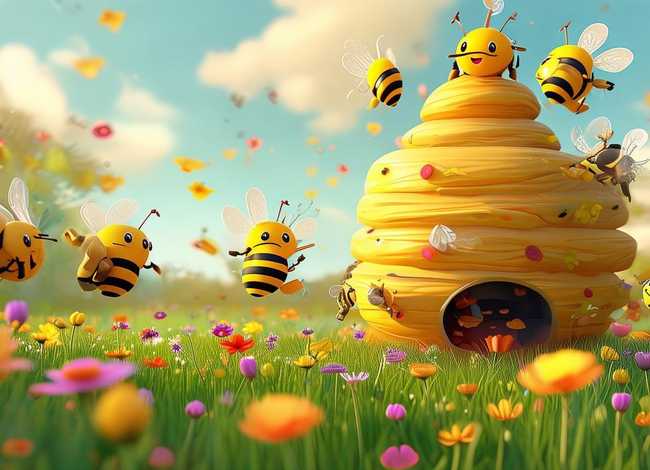 小蜜蜂故事儿童，小蜜蜂短故事