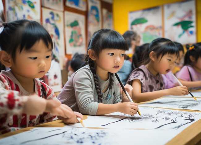 儿童水墨画教程视频 - 儿童水墨画入门教程