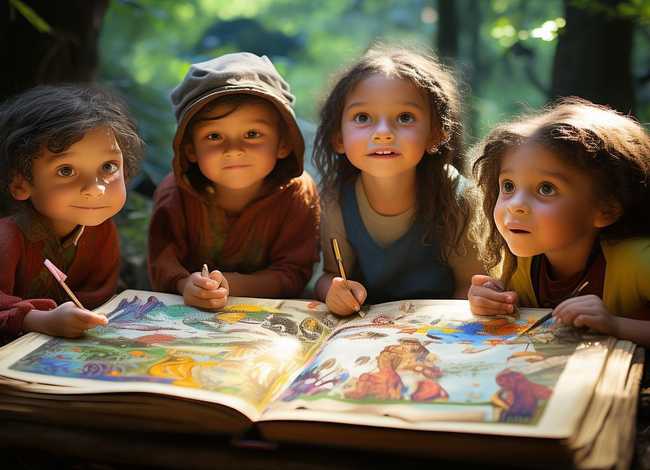 编童话故事四年级美术 四年级创编童话故事