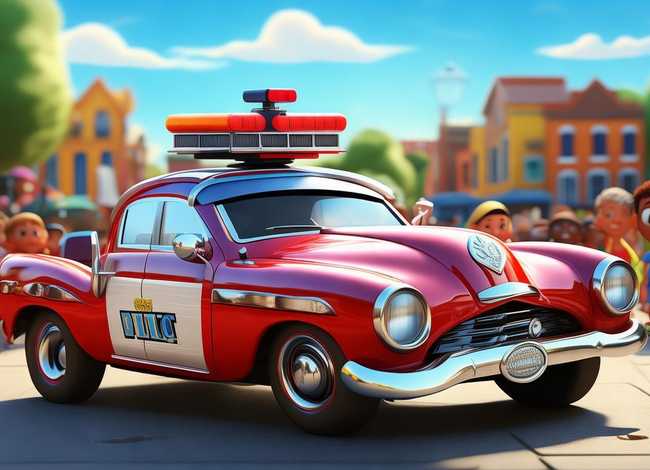 警车的故事绘本、关于警车的绘本故事