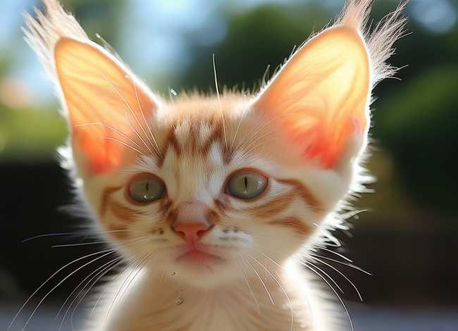 小猫的耳朵怎么形容 - 小猫的耳朵怎么形容词