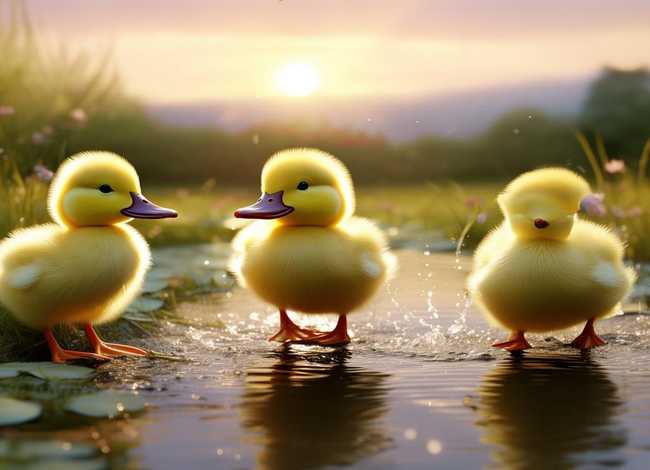 小鸭子的故事 三只小鸭子的故事 小鸭子的故事 三只小鸭子的故事