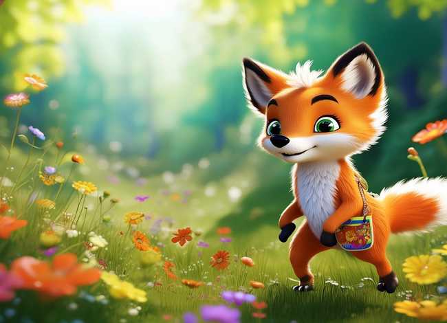 大胆的小狐狸儿童故事，关于小狐狸的幼儿故事