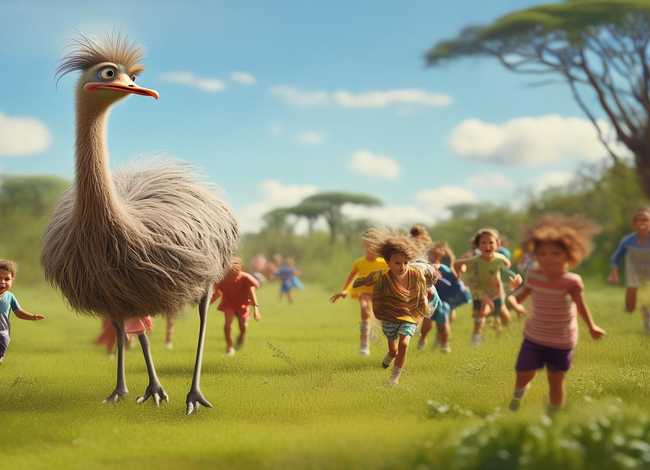 鸵鸟儿童故事（鸵鸟幼儿故事）