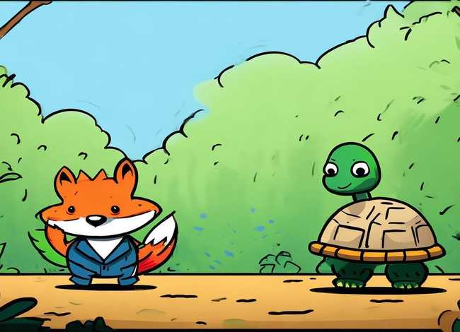 伊索寓言儿童画模板 伊索寓言儿童简笔画