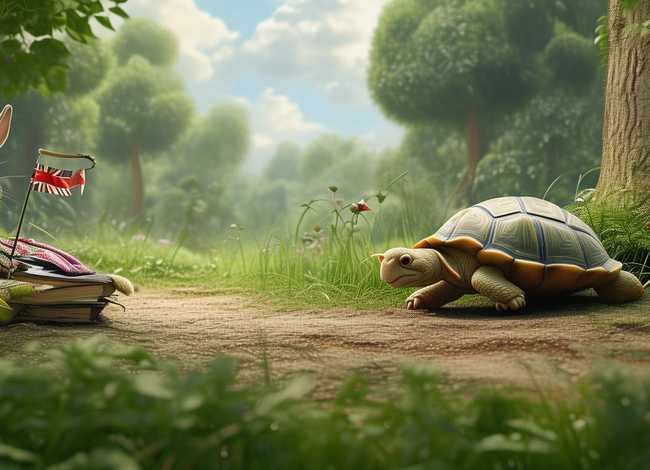 龟兔赛跑英语故事 龟兔赛跑英语故事80词 龟兔赛跑英语故事 龟兔赛跑英语故事80词