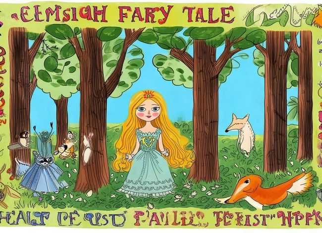 英语童话故事手抄报内容有图有英文（英语童话手抄报文字素材）