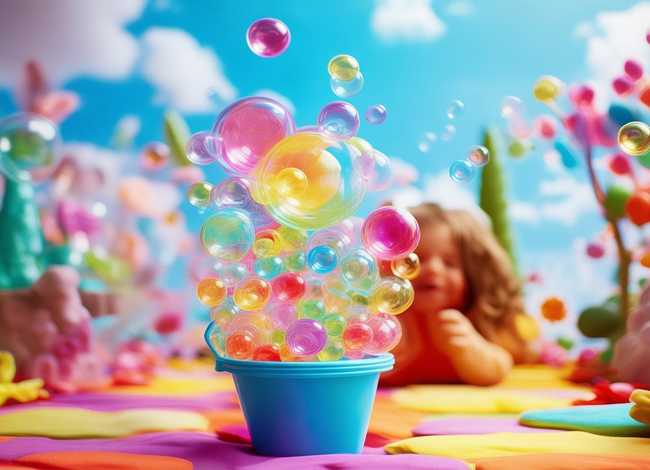 儿童故事泡泡泥、儿童泡泡泥更简单的一些的作品