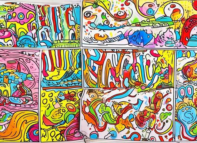 儿童创意线条画图片、儿童创意线条画图片大全