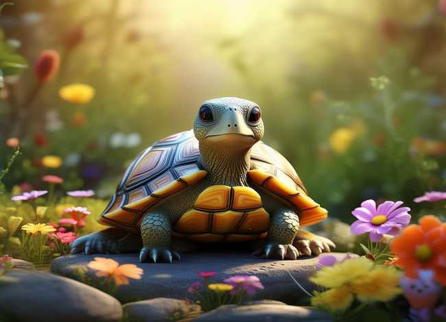 懂得分享的小乌龟故事（懂得分享的小乌龟故事图片）