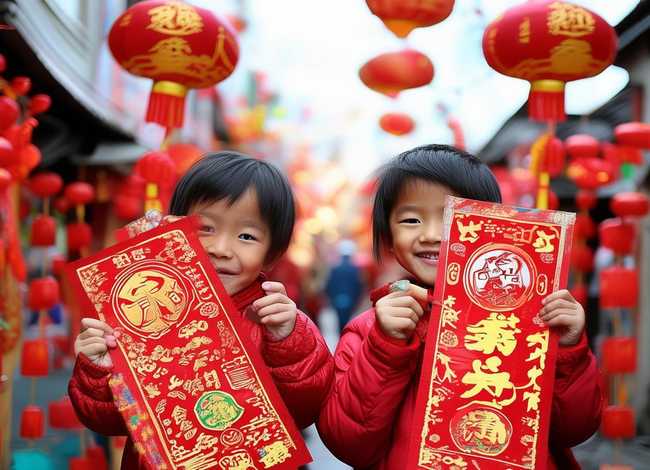 儿童简单对联大全 - 儿童简单对联大全春节