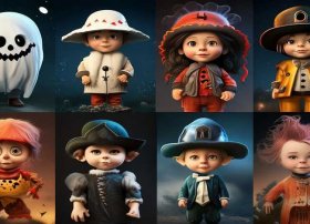 万圣节儿童图片 万圣节儿童图片大全