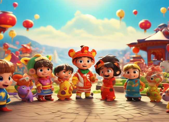 十二生肖故事视频儿童、十二生肖的故事视频动画版