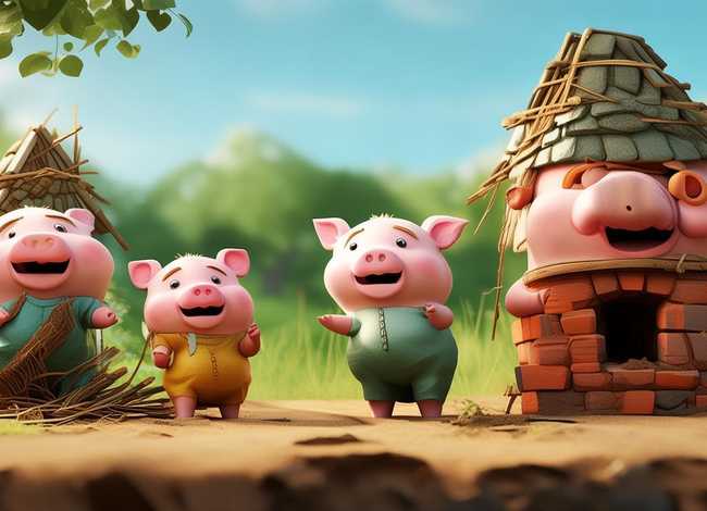 三只小猪幼儿故事视频；三只小猪幼儿故事视频播放