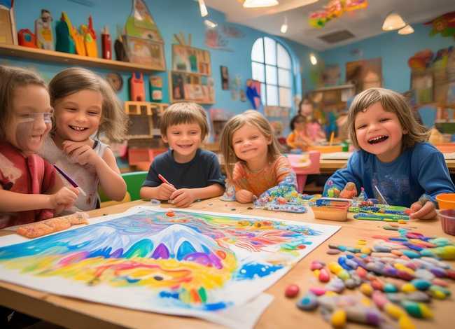 儿童画画有趣的故事，5幼儿画画有趣的事