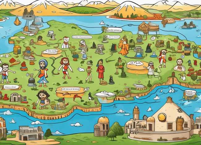 希腊神话故事思维导图儿童画、希腊神话故事的思维导图简单