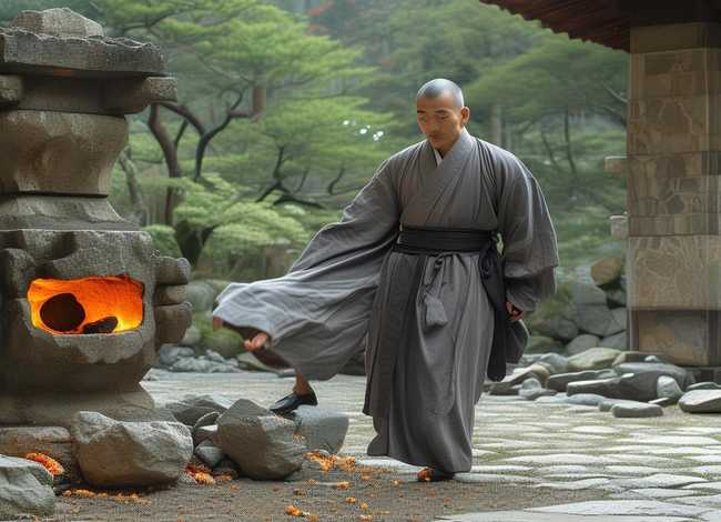 禅 故事 - 禅故事 一脚踢翻炉