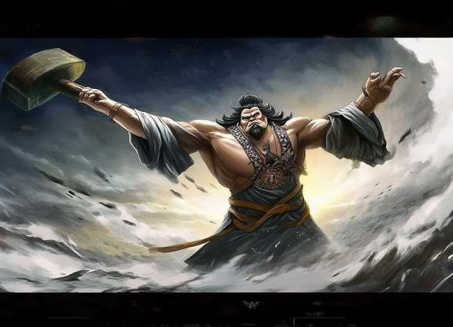 盘古开天地的故事原文、盘古开天地的故事原文图片