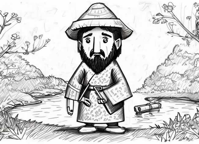 儿童简笔画古代诗人(古代诗人简笔画简单一点儿的) 儿童简笔画古代诗人(古代诗人简笔画简单一点儿的)