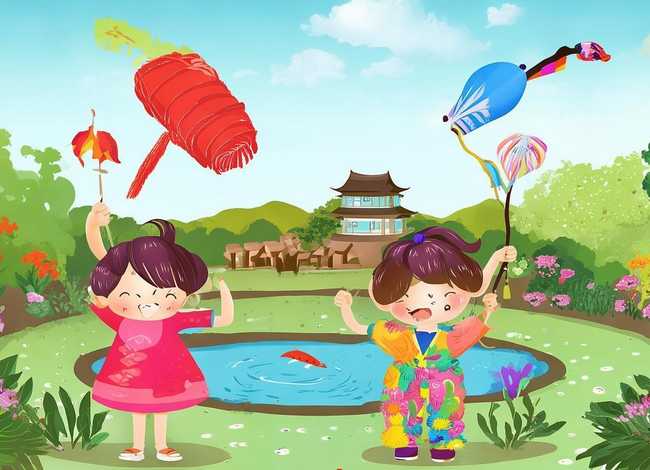 儿童对联配画 儿童对联配画简单