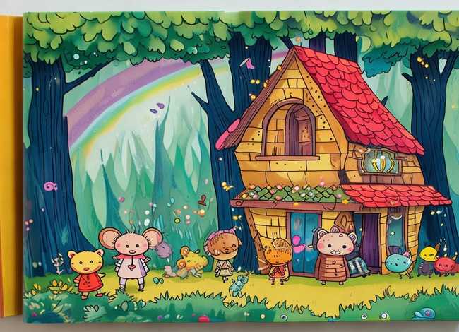 儿童故事书封面设计手绘儿童 故事书的封面设计