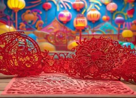 儿童剪纸故事作品图解，儿童剪纸 作品