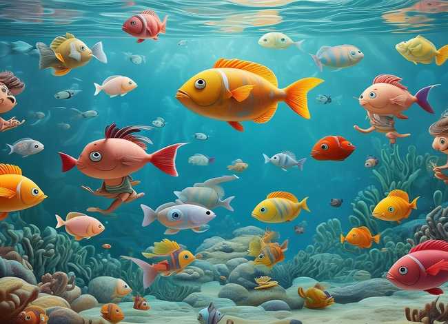 儿童鱼的故事 - 有关鱼的幼儿故事