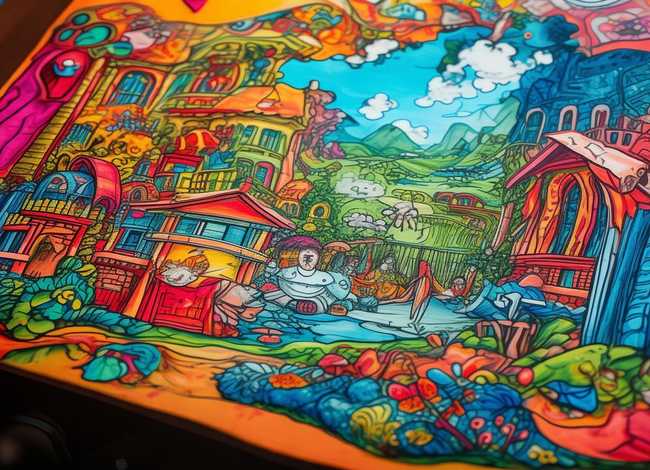 绘本故事相关的彩笔画（绘本故事相关的彩笔画作品）