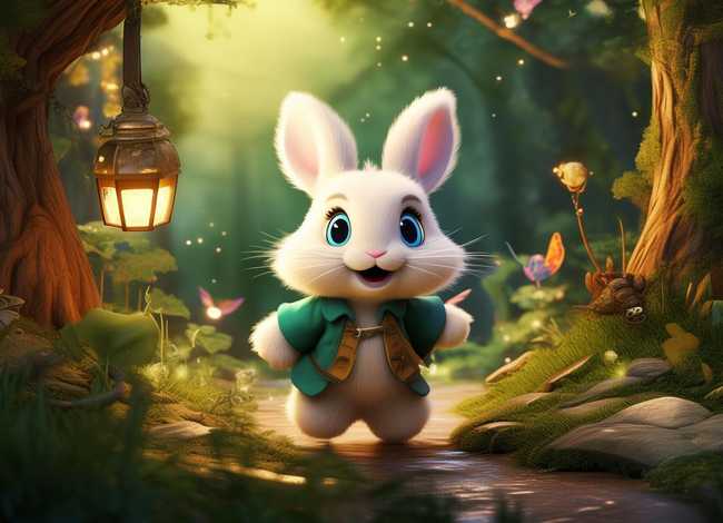 儿童故事小白兔的勇气之旅（勇敢小白兔的故事）