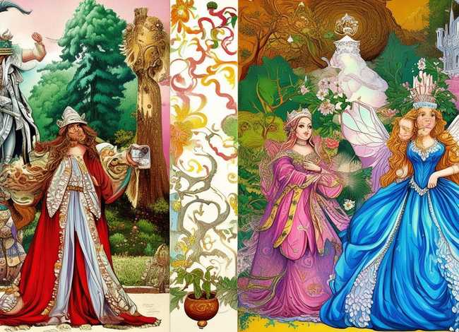 中外童话海报；中外童话海报素材