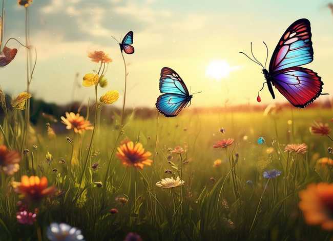三只蝴蝶故事文字；三只蝴蝶故事文字内容