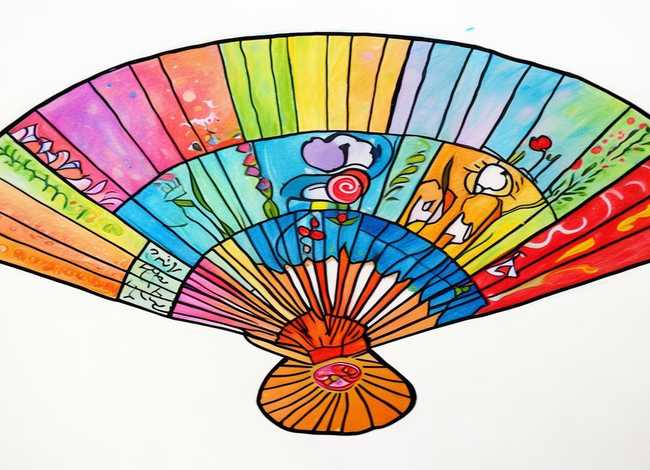 扇子的儿童简笔画(扇子的儿童简笔画生肖图片) 扇子的儿童简笔画(扇子的儿童简笔画生肖图片)