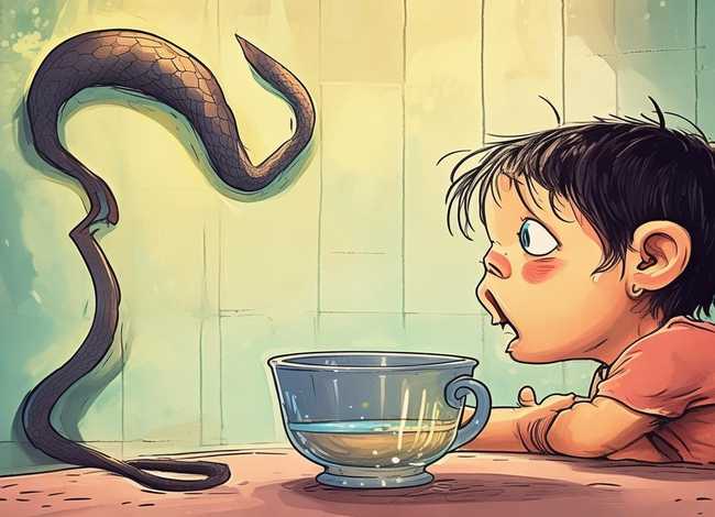 成语典故杯弓蛇影儿童画 杯弓蛇影的成语故事动画片