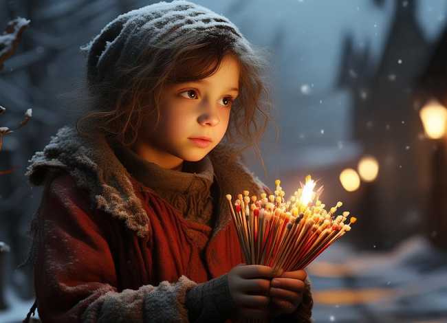 小女孩故事；卖火柴的小女孩故事