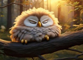 《贪睡的猫头鹰》故事，《贪睡的猫头鹰》故事内容