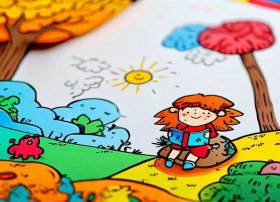 儿童绘本故事简单绘画、儿童绘本画简单画