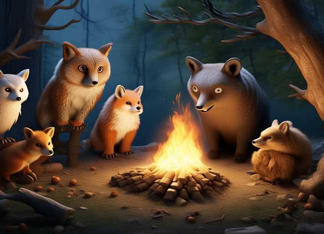 动物故事画画（动物故事画怎么画一4一6个画面）