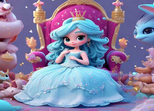 儿童故事绘画公主，儿童画画大全绘画公主