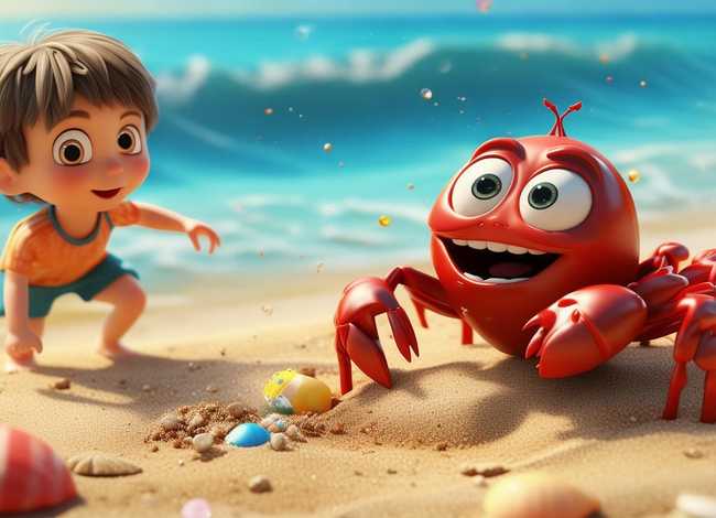 螃蟹儿童故事3-6岁，幼儿故事螃蟹的奇遇