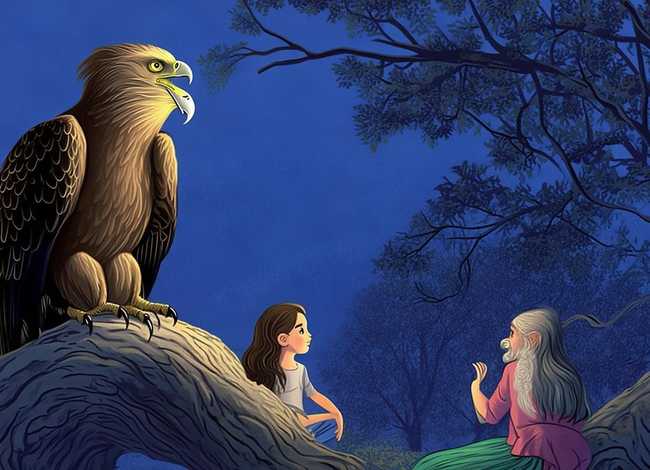 老鹰的故事睡前故事，老鹰的故事睡前故事文字