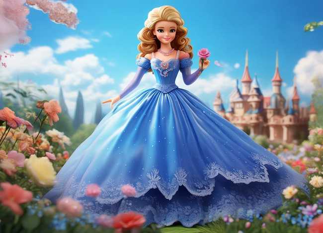 儿童芭比公主画画 - 儿童芭比公主画画图片